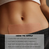 SCAR TAPE - 4PCS 6.5″ x 2″