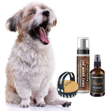 THE TOOL KIT | Complete waterless dog grooming set. Includes foaming shampoo, moisturizing balm & grooming brush.